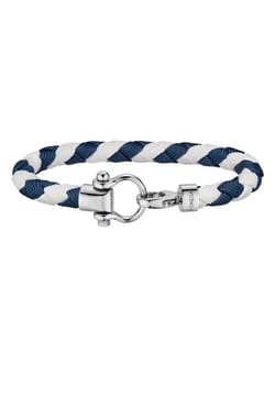 OMEGA سوار نايلون بمشبك ستانلس ستيل