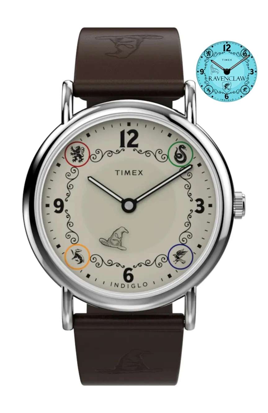 Timex Harry Potter x Weekender Ravenclaw House 38mm Leather Strap Watch
