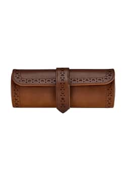 WOLF Brogue Triple Watch Roll