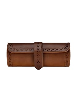 WOLF Brogue Triple Watch Roll