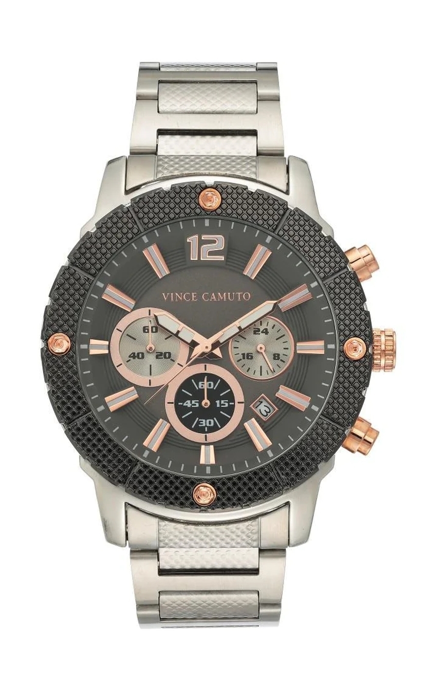 Vince Camuto Men Analog Stainless Steel Watch | RivoliShop.com