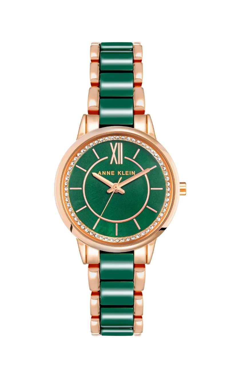 آن كلاين ساعة يد نسائية بسوار سيراميكي