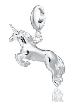 Lily Charmed Silver Unicorn Charm