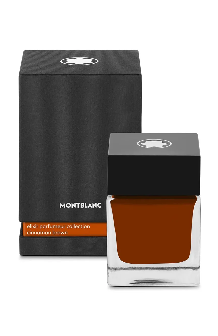 

Montblanc | Ink bottle 50 ml brown Elixir Parfumeur cinnamon scent