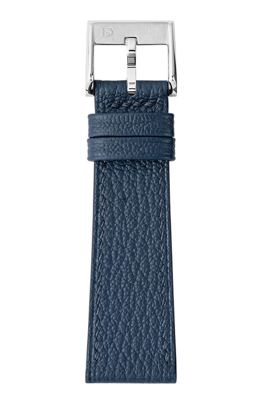 Delugs Leather - Navy Chevre Slim Strap