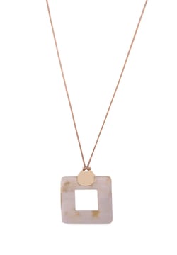 Soyang Paris Square Horn Pendant Necklace