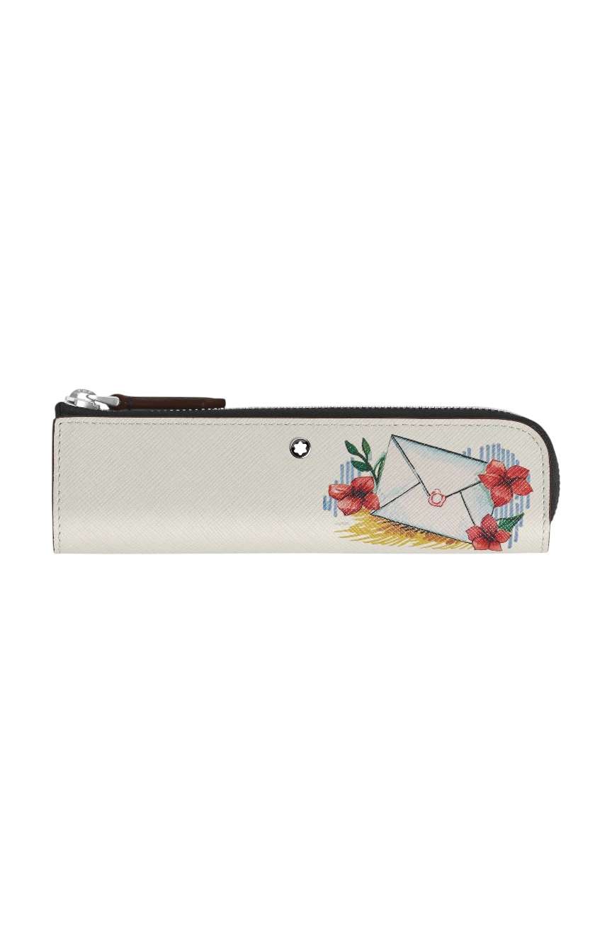 Montblanc 1 Pen Pouch with Zip in Sartorial Leather