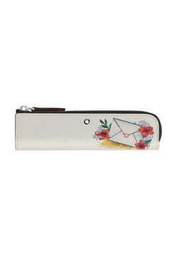 Montblanc 1 Pen Pouch with Zip in Sartorial Leather