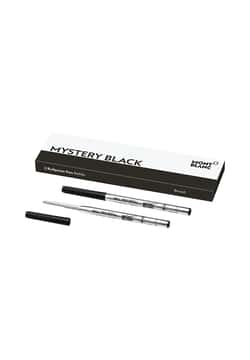 Montblanc 2 Ballpoint Pen Refill Broad, Mystery Black