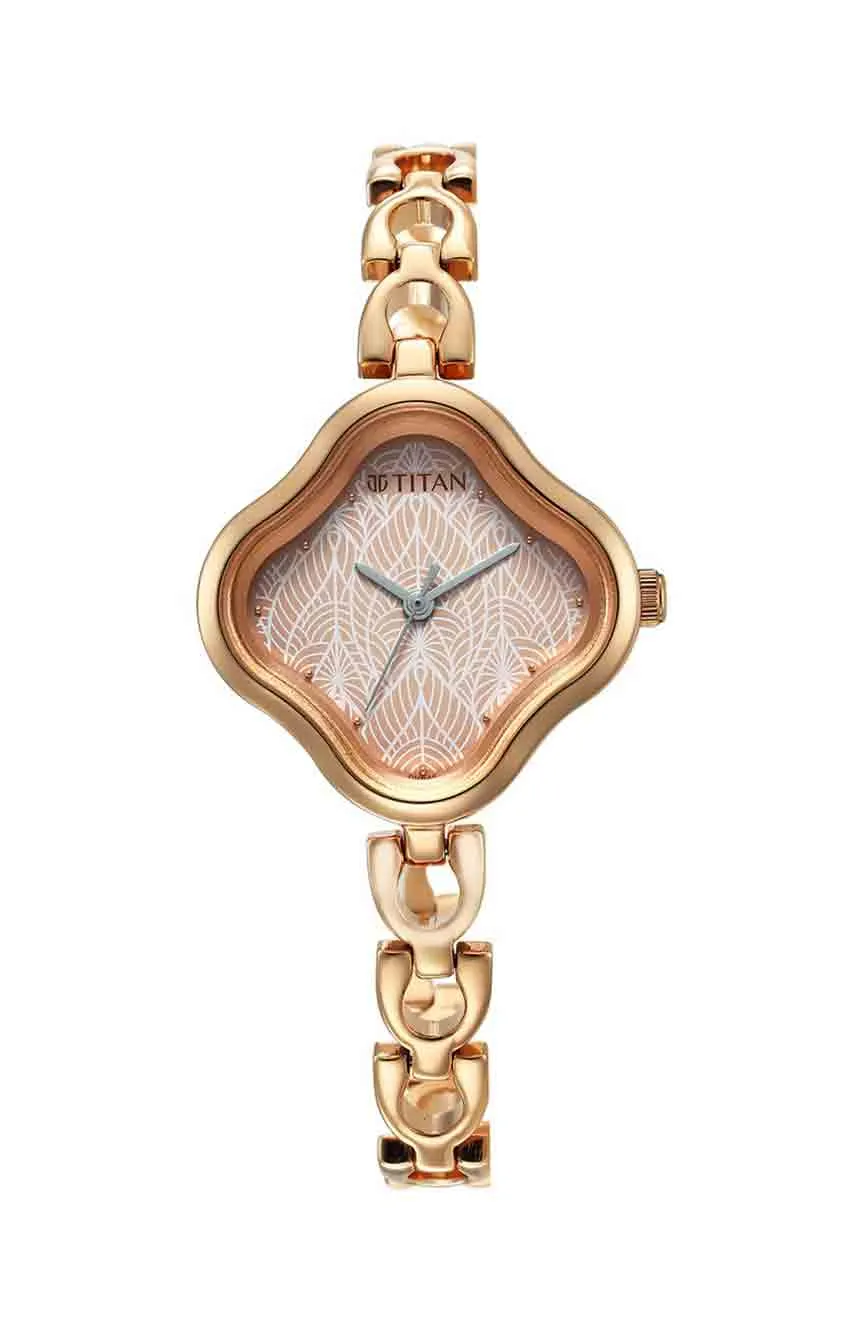 

Titan | Titan Karishma Rose Gold Analog Metal Strap Watch for Women