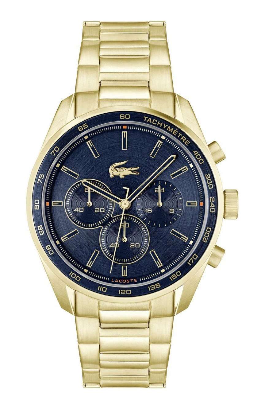 Lacoste Men Boston Round Stainless Steel 42 mm