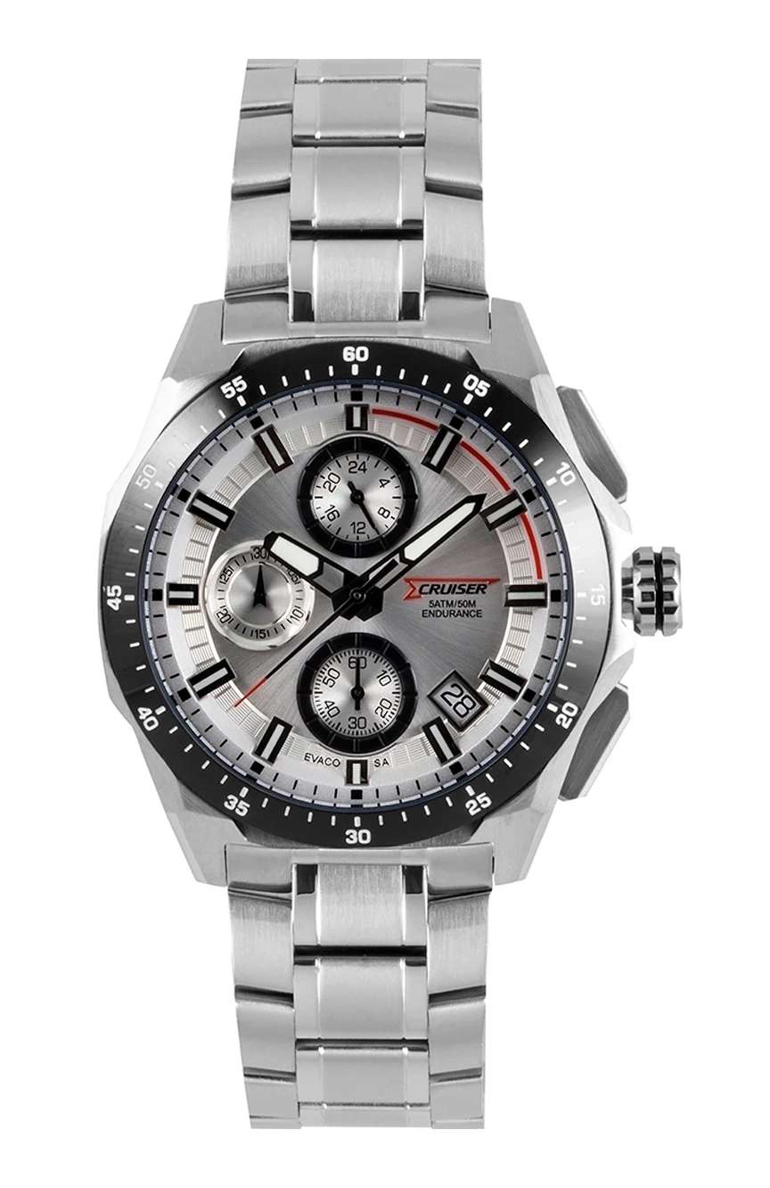 Cruiser Gents Silver Stainless Steel watch