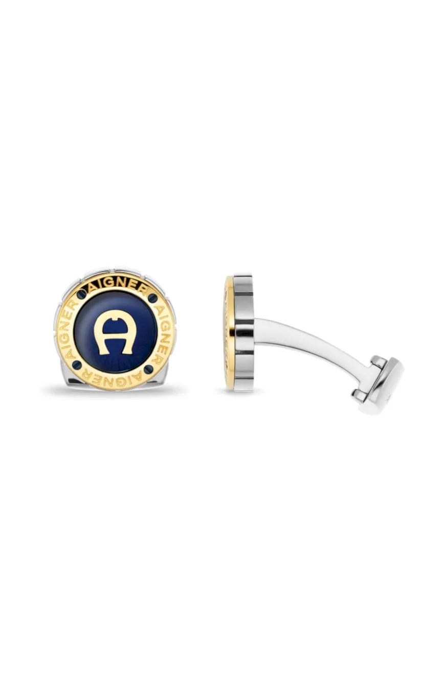 

Aigner | SS/GP/Blue Cufflinks