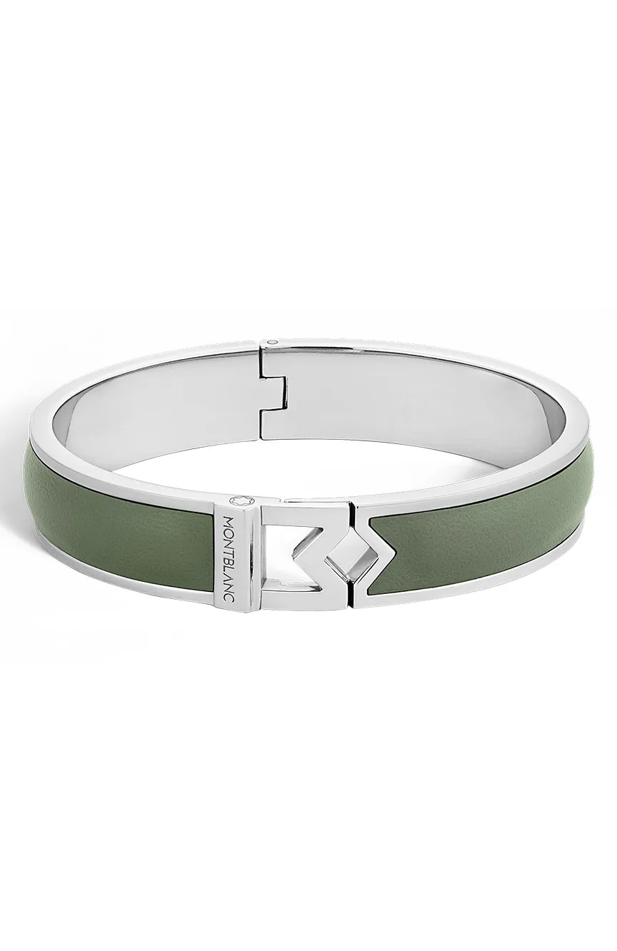 

Montblanc | Bangle Steel Montblanc M logo Clay 58