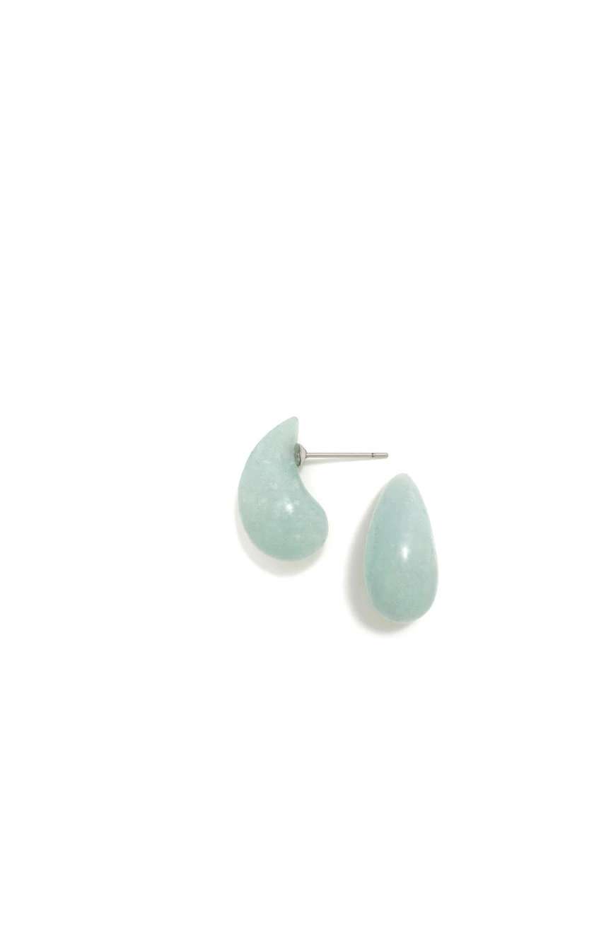 Pertegaz Sterling Silver Aventurine Stud Earrings
