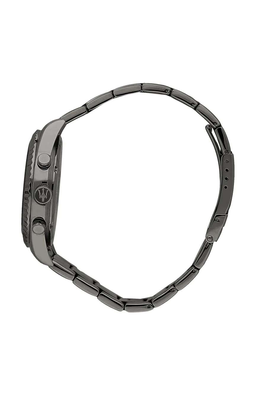 مازيراتي ساعة أنالوج بسوار ستانلس إستيل للرجال