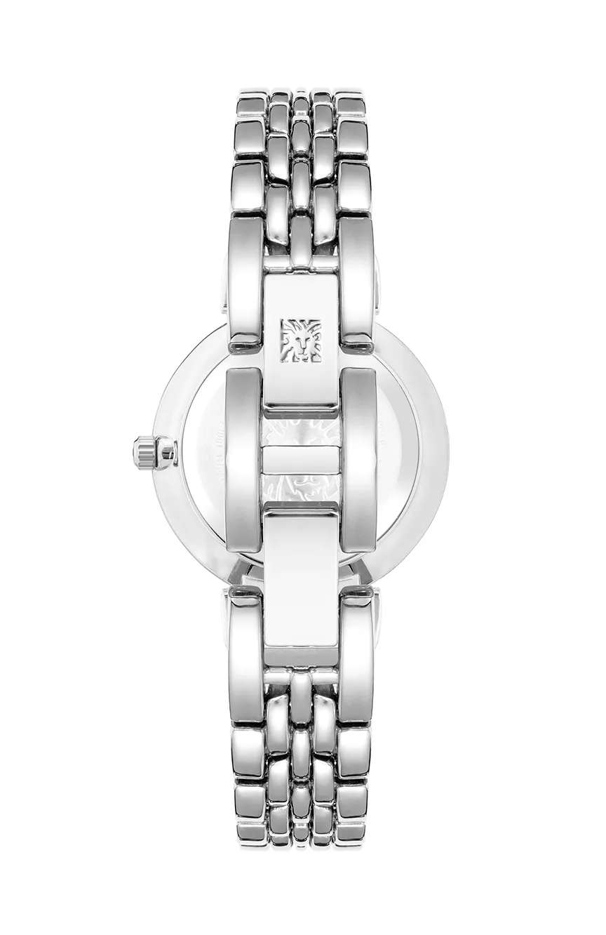 آن كلاين ساعة يد نسائية بسوار ستانلس ستيل