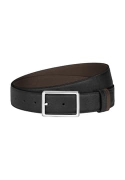 Montblanc Rectangular 35 mm Reversible Belt in Sartorial Leather