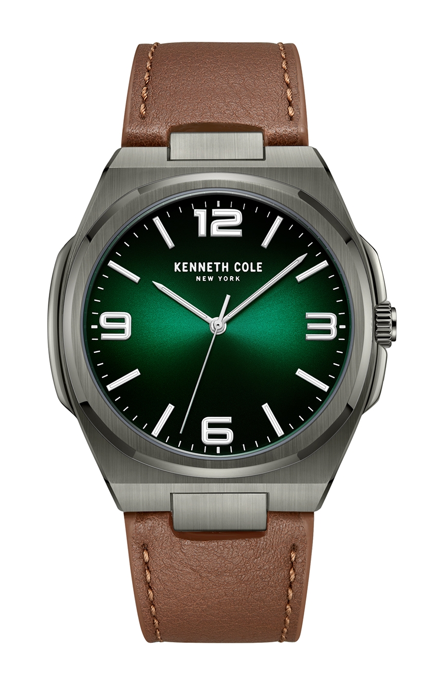 Kenneth Cole Kenneth Cole Mens Fashion Leather Quartz Watch