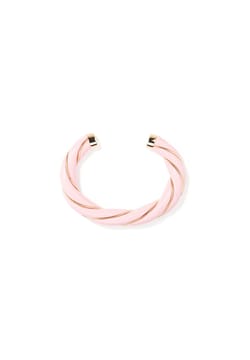 Aurelie Bidermann Diana Baby Pink Twisted Bracelet