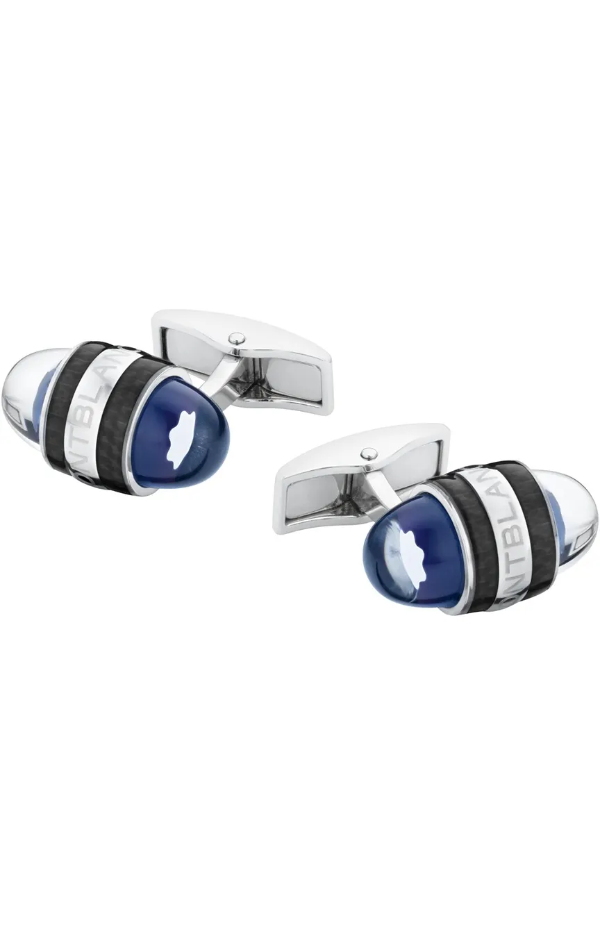 

Montblanc | StarWalker Cufflinks in Steel and Lacquer