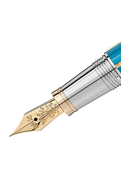 Montblanc Fountain Pen Patron Of Art Homage To Moctezuma I Limited Edition 888