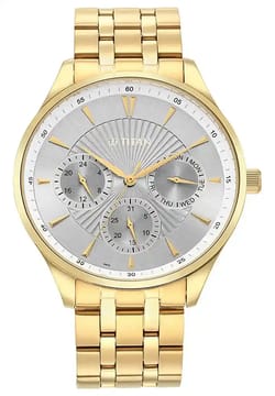 Titan Opulent Silver Dial Multifunction Watch for Men