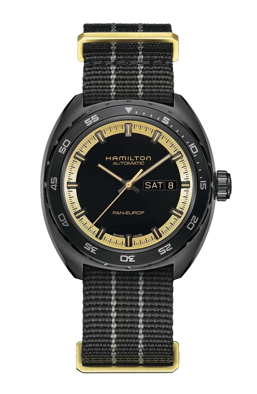 Hamilton American Classic Pan Europ Day Date Auto