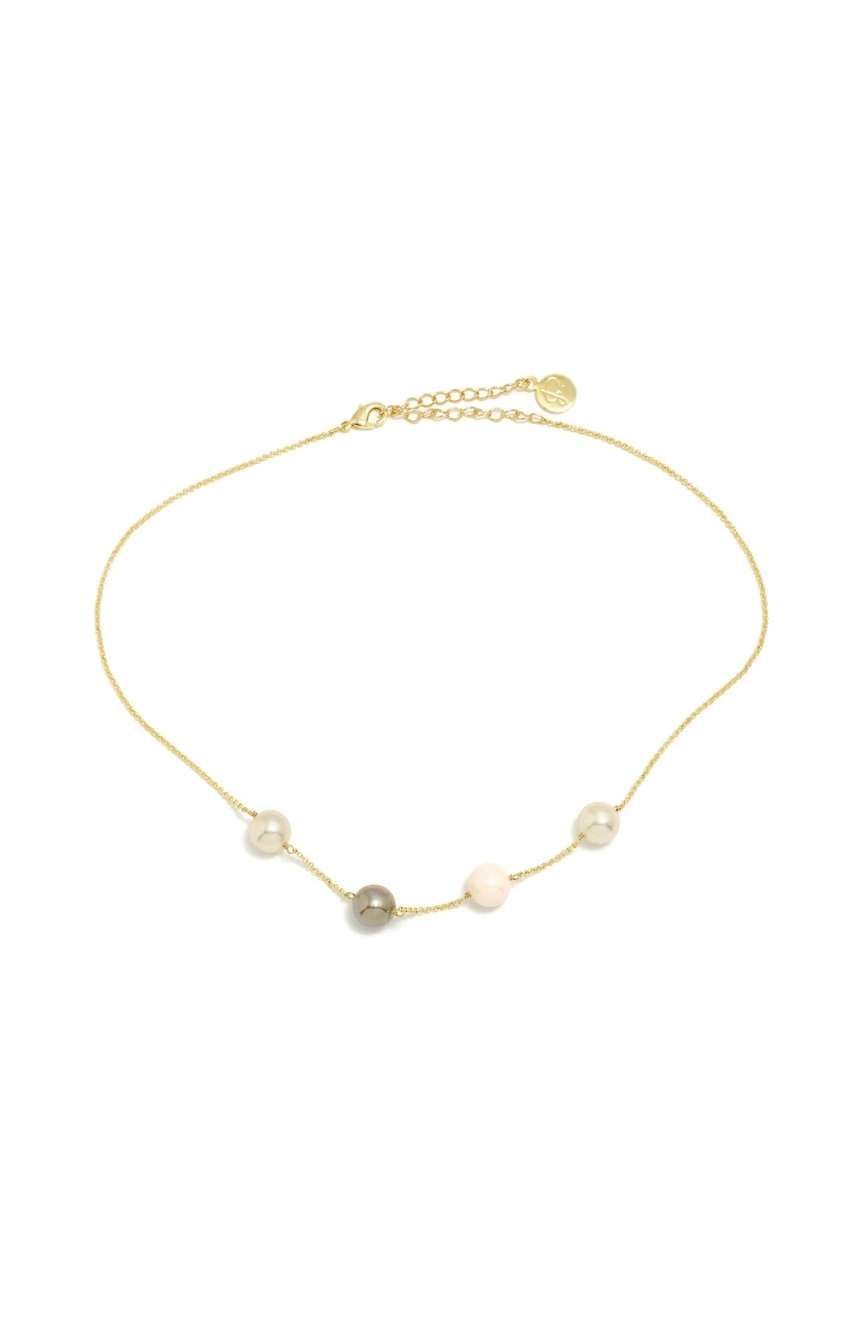 Pertegaz Pearl Chain Necklace Multi Color
