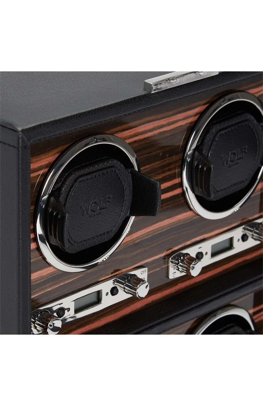 وولف علبة رودستر لـ 4 ساعات مع مساحة للتخزين