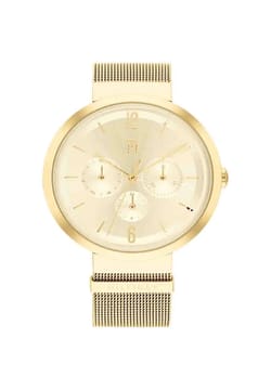 Tommy Hilfiger ساعة كوارتز بسوار ستانلس إستيل من تومي هيلفيغر للنساء