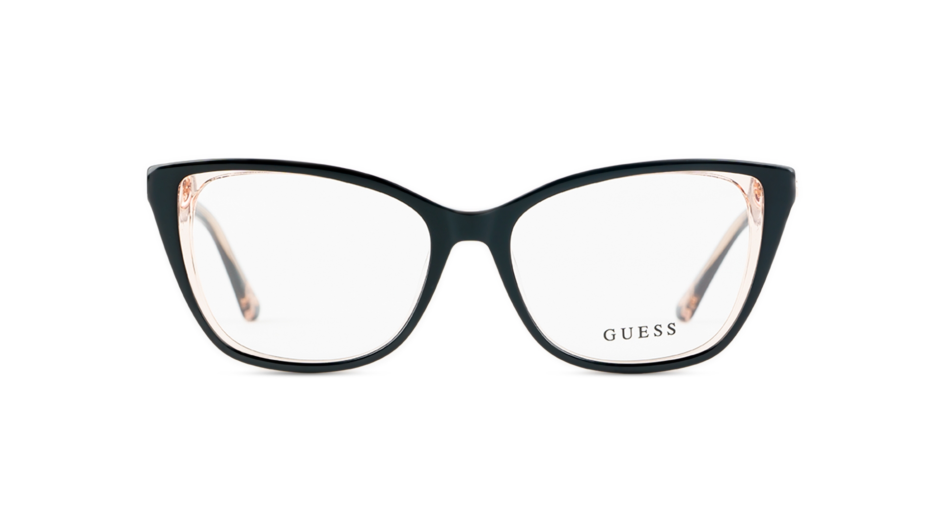 Guess Women Square Shiny Black Eyeglass | RivoliShop.com