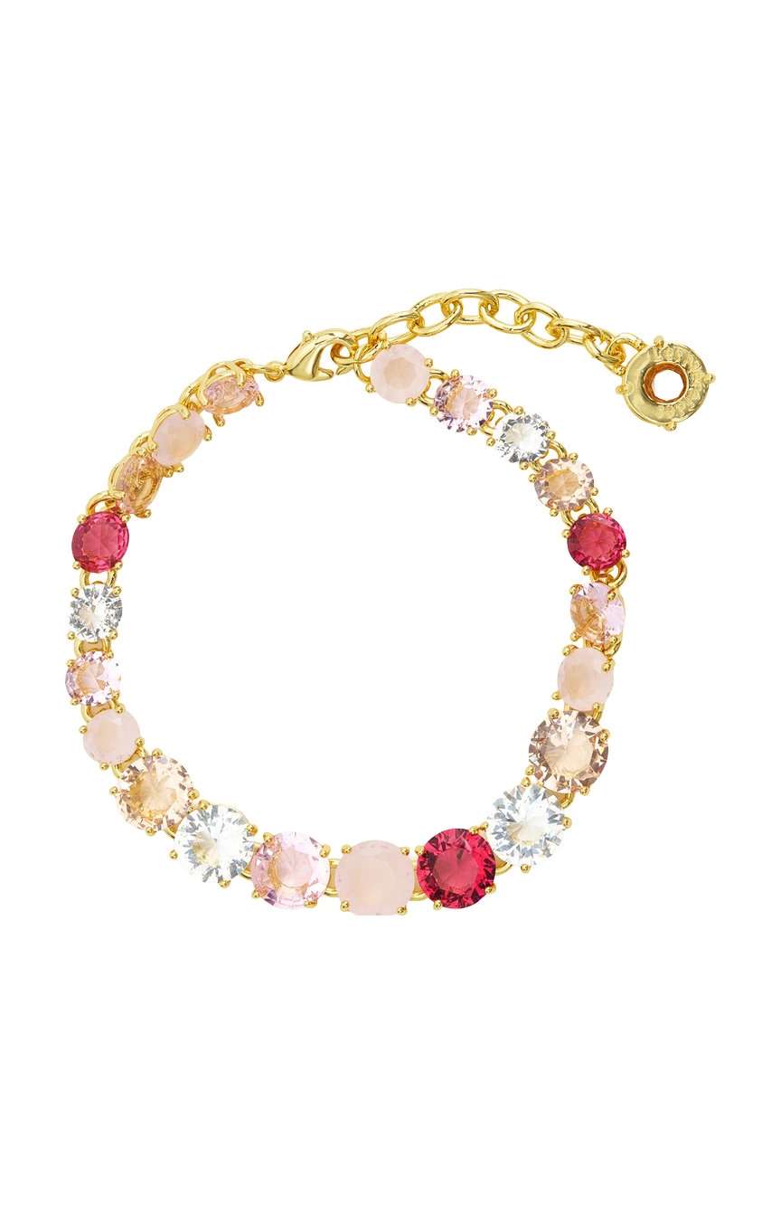 Les Nereides Gradient Pink Diameantine Bracelet