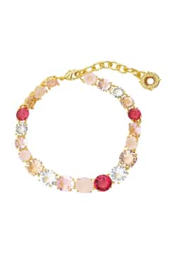 Les Nereides Gradient Pink Diameantine Bracelet