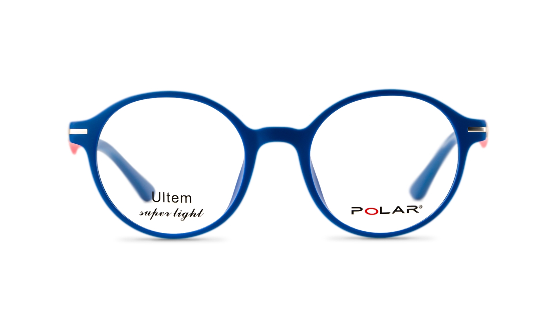 Polar Unisex Round Matte Red Eyeglass | RivoliShop.com