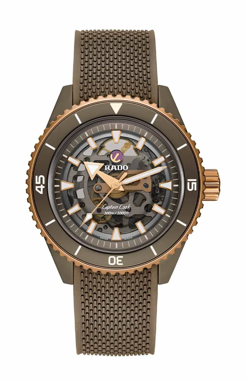 

Rado | Men's Captain Cook High Tech Ceramic Skeleton