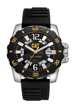 Cat Men Quartz Silicone Watch