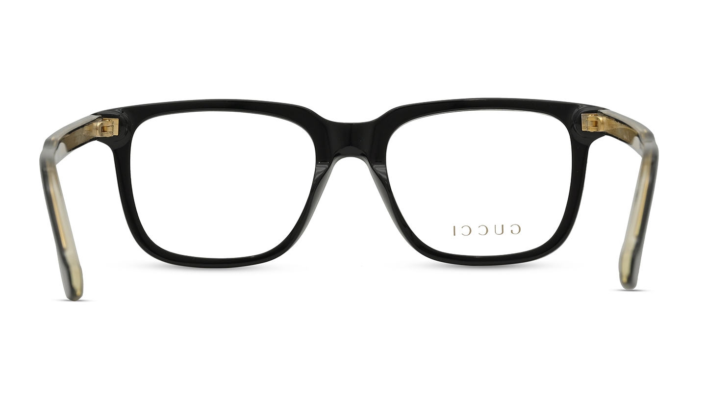 Gucci black hotsell rectangular glasses