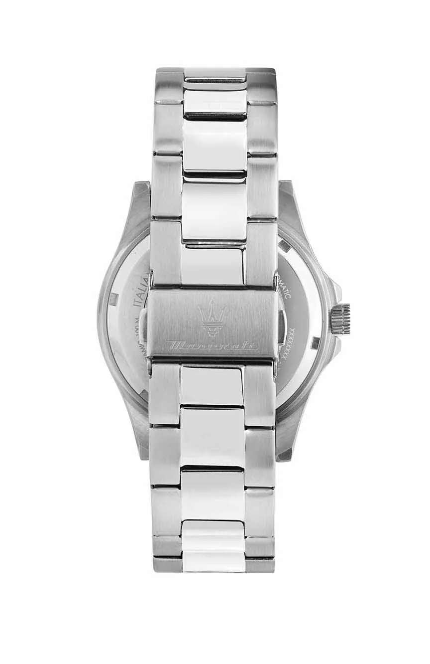 مازيراتي ساعة كوارتز بسوار معدني للرجال