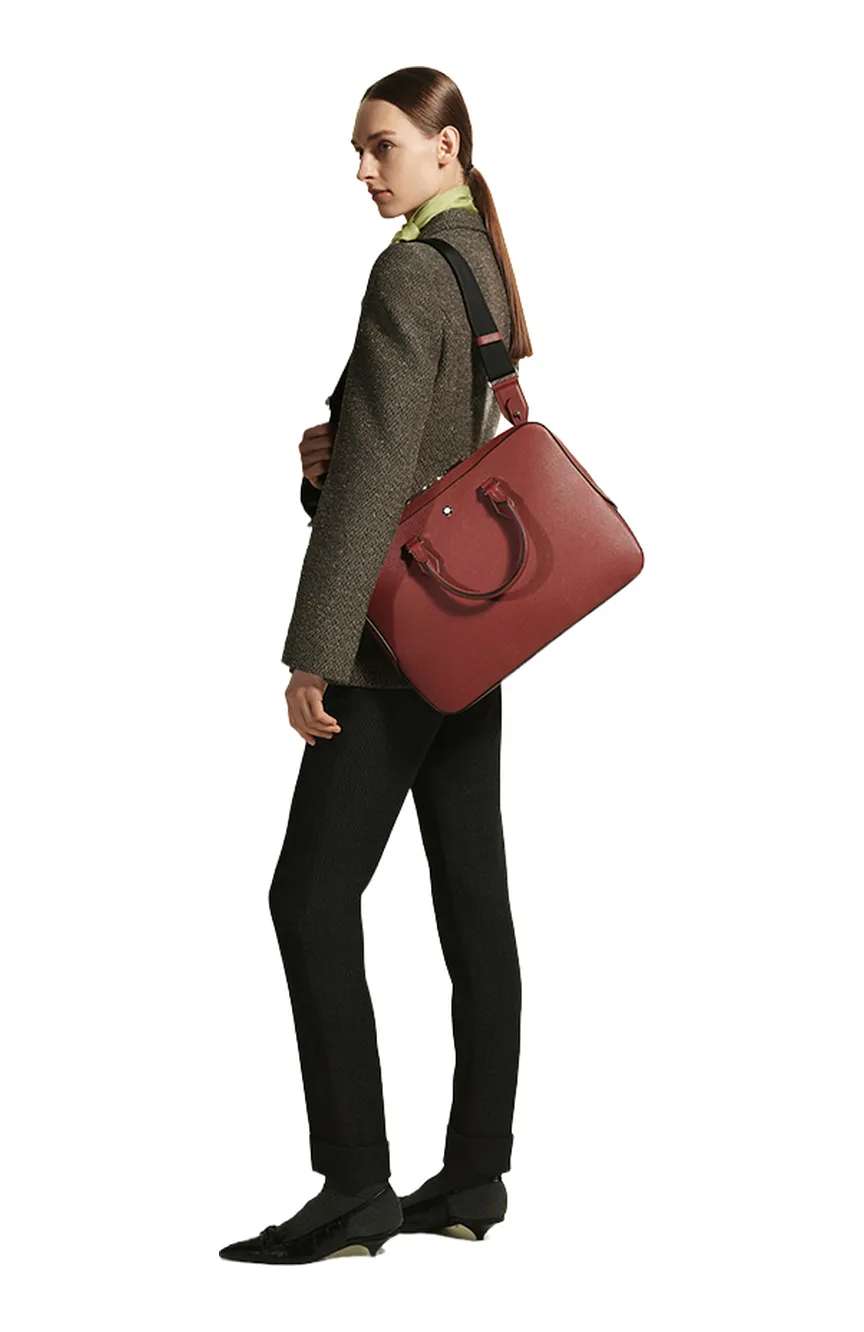Montblanc Thin Briefcase In Sartorial Leather