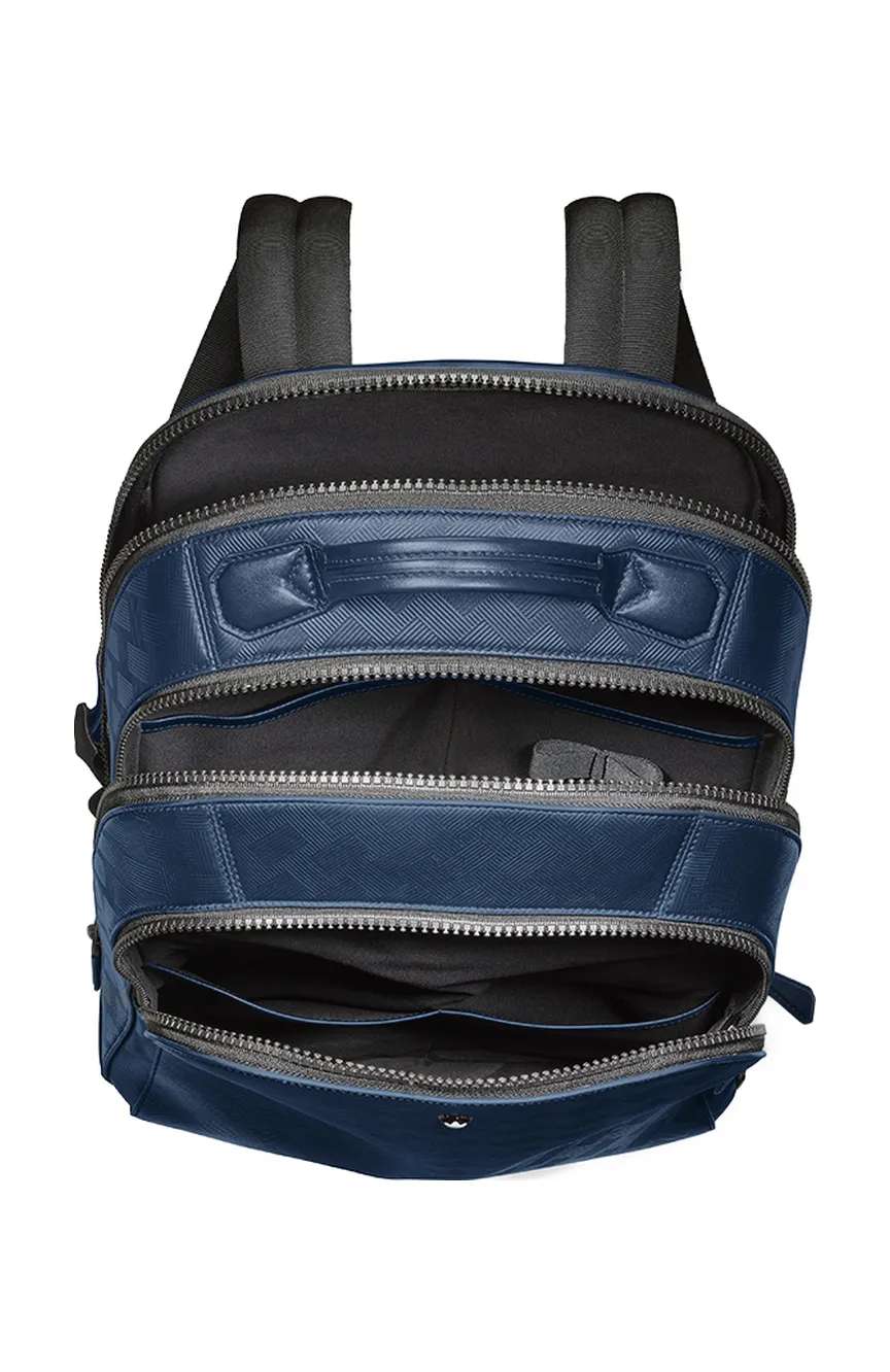 Montblanc Medium Backpack With 3 Compartments In Extreme Leather