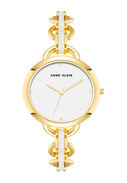Buy Women's Anne Klein Women's Green & Gold Analog Acrylic Strap Watch -  AK1412GNGB Online