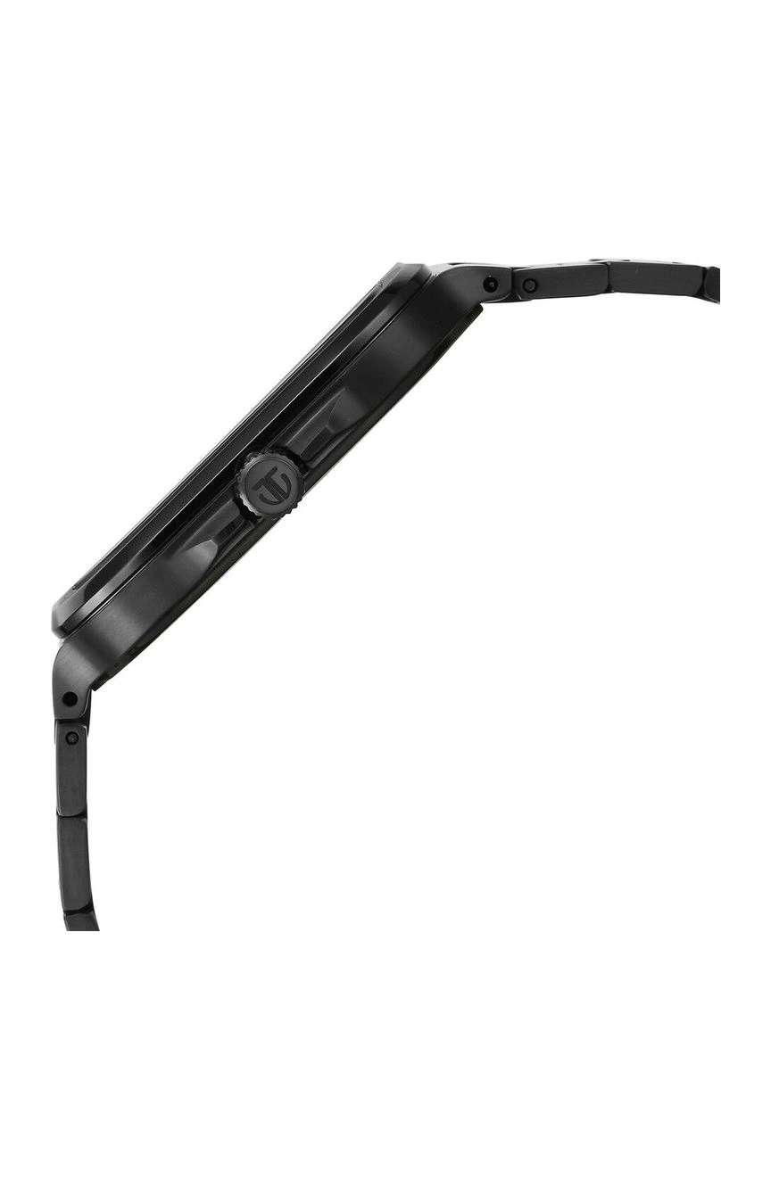 Titan Classique Slim Square Quartz Analog with Date Black Dial Stainless Steel Strap Watch for Men