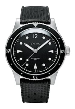 Baltic Aquascaphe Classic - Black Silver - Rubber Black - Medium