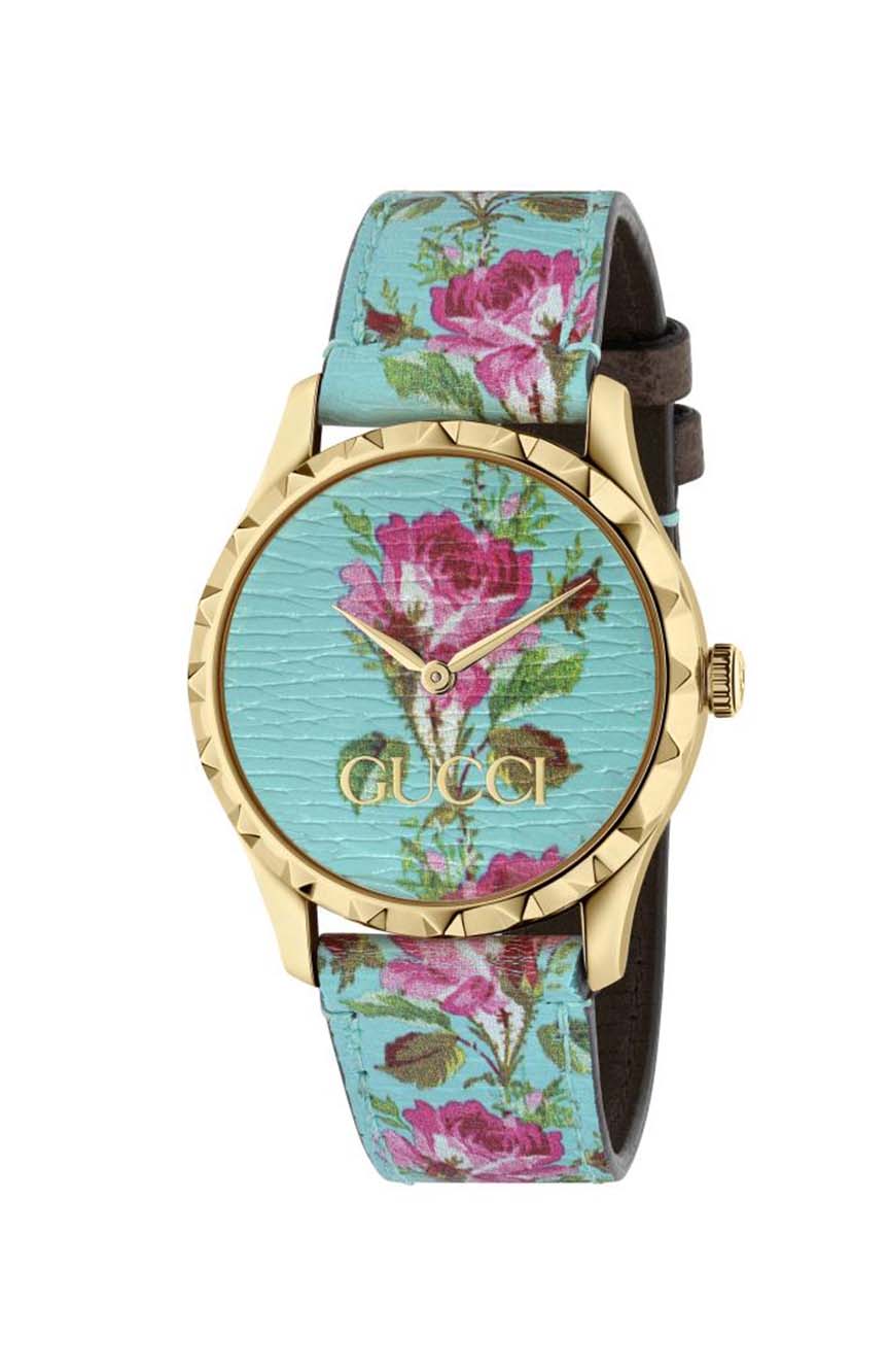 Gucci 2024 floral watch