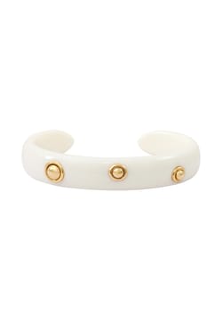 Satellite Masseria Medium Bangle - White