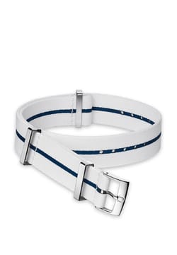 OMEGA Polyamide, blue and white, Nato Strap
