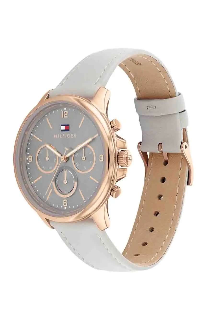 Tommy Hilfiger Tommy Hilfiger Women Quartz Calfskin Leather
