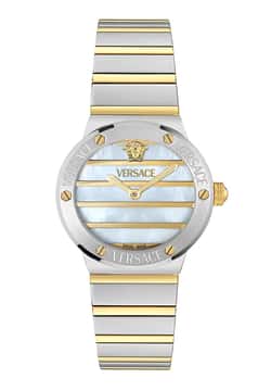 Versace Greca Logo Pearl