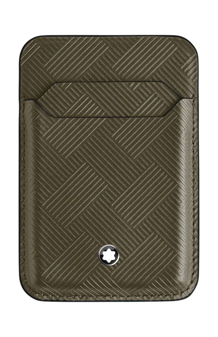 Montblanc Card Holder 2cc for iPhone with MagSafe in Extreme Leather
